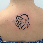 symbole amour maternel tatouage